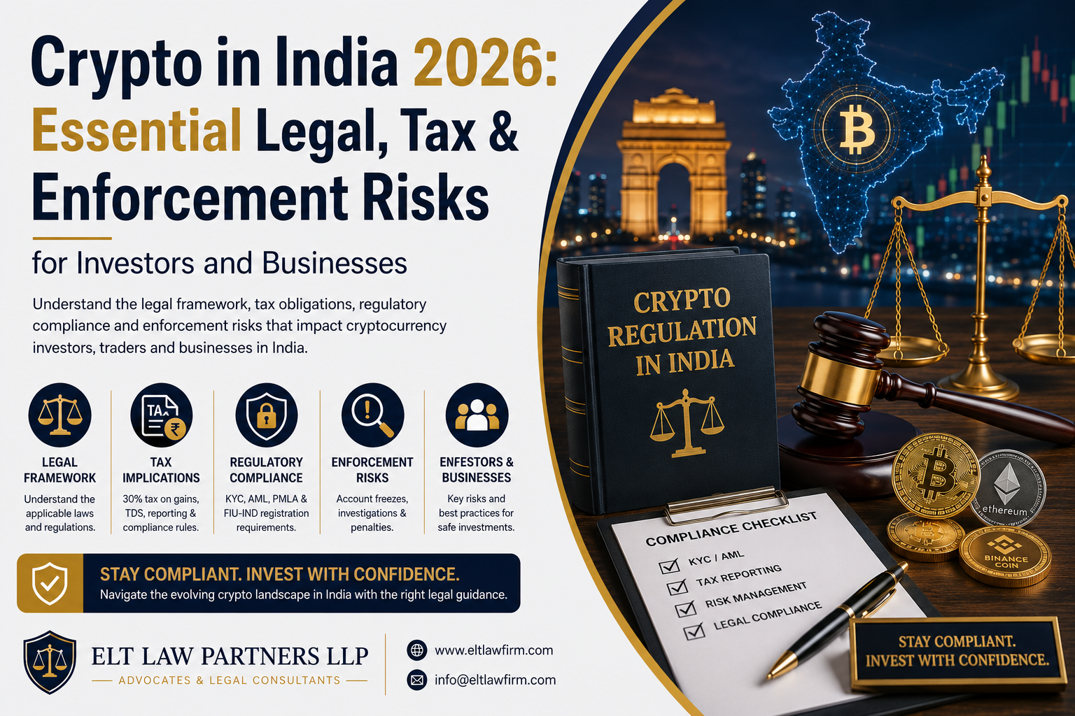 Crypto in India 2026: Legal, Tax and Enforcement Risks