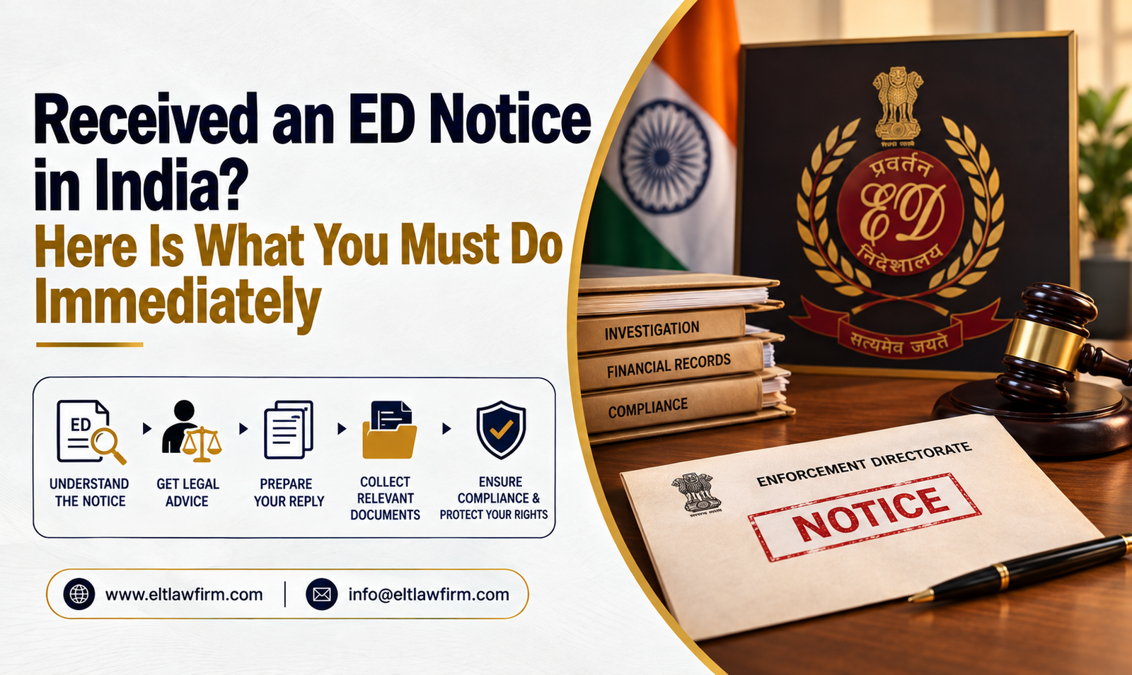 ED Notice in India – Legal Steps and Compliance Guidance