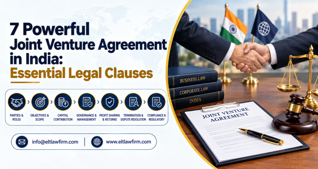 Joint Venture Agreement in India