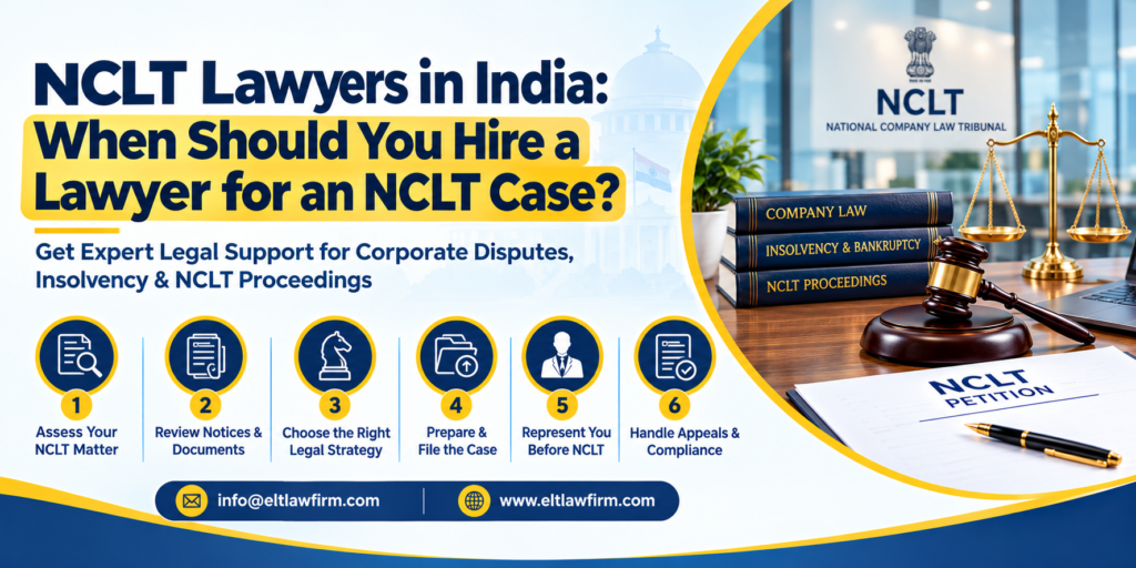 NCLT Lawyers in India for Corporate and Insolvency Cases